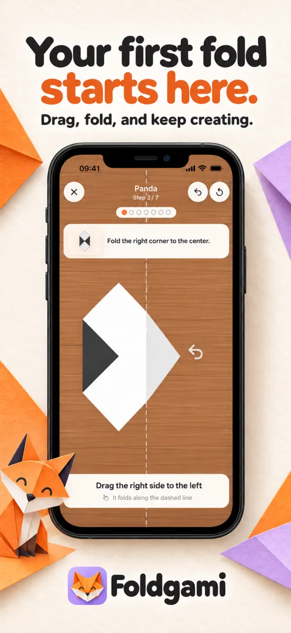 Foldgami: Origami screenshot 2 of 4