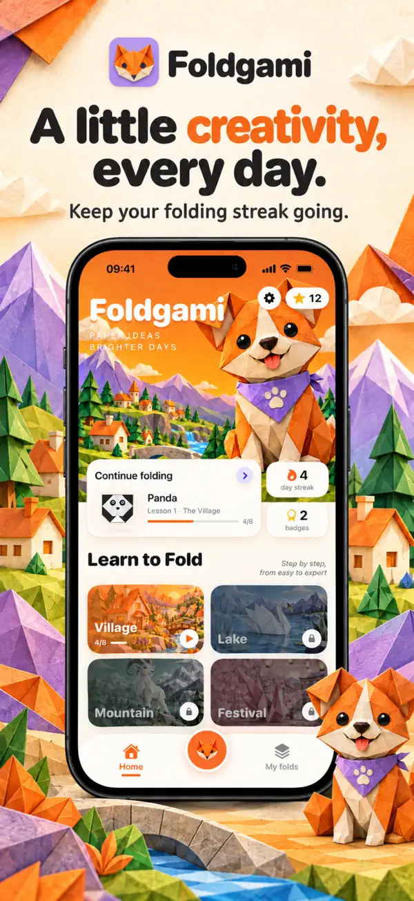 Foldgami: Origami screenshot 4 of 4